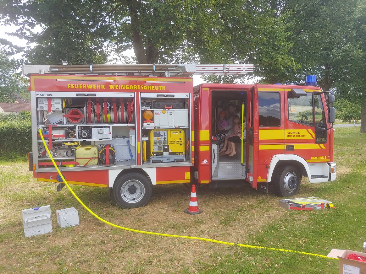 Feuerwehr ganz nah erleben am FSV Fest